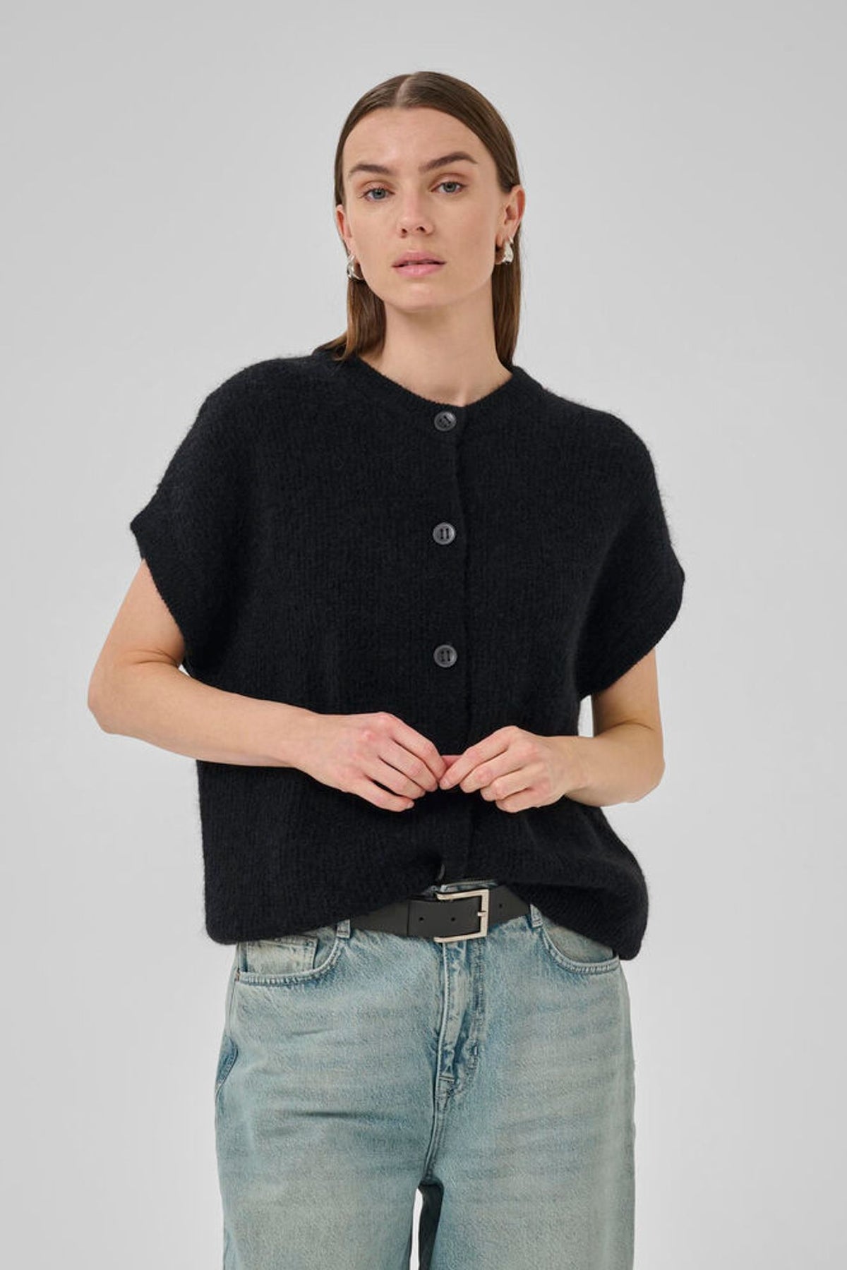 My Essential Wardrobe Siva Knit in Black