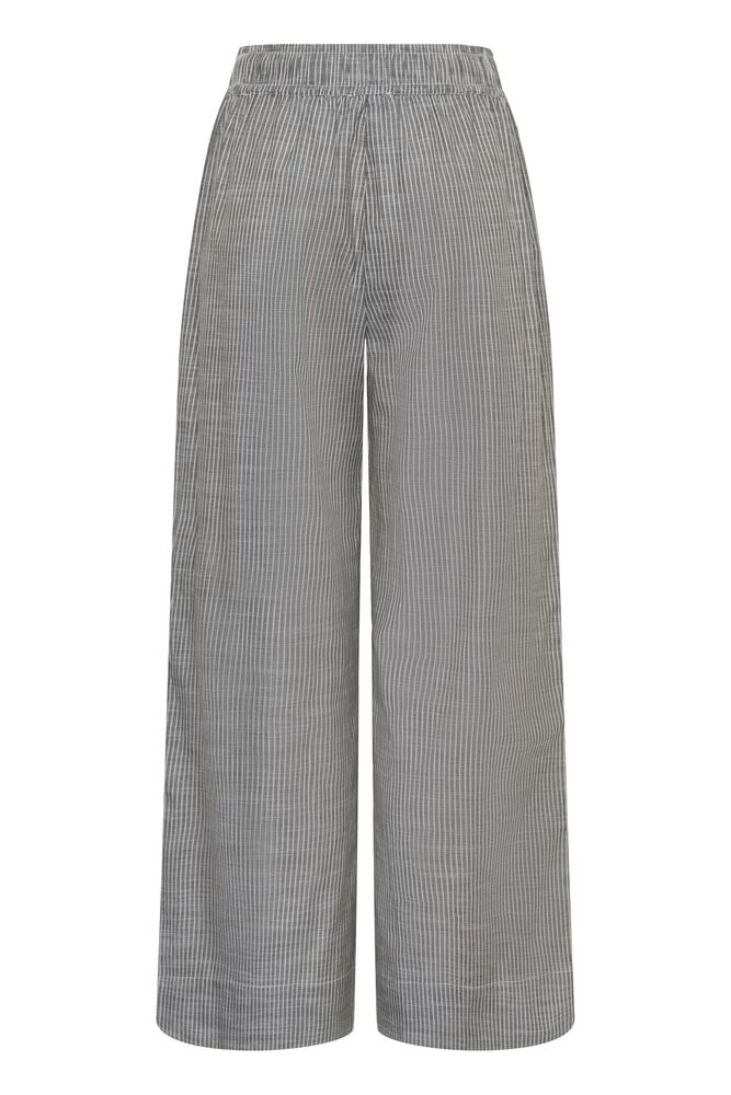 My Essential Wardrobe Skye Wide Pant In Forest Night Striped