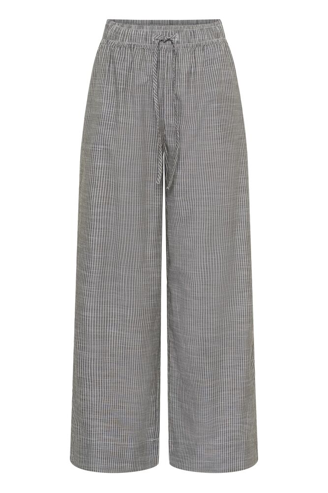 My Essential Wardrobe Skye Wide Pant In Forest Night Striped