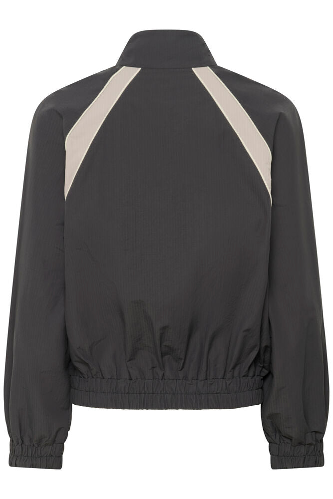 My Essential Tasma Track Jacket In Dark Shadow Grey