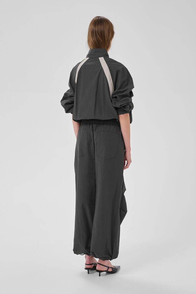 My Essential Wardrobe Tasma Track Pant In Dark Shadow Grey