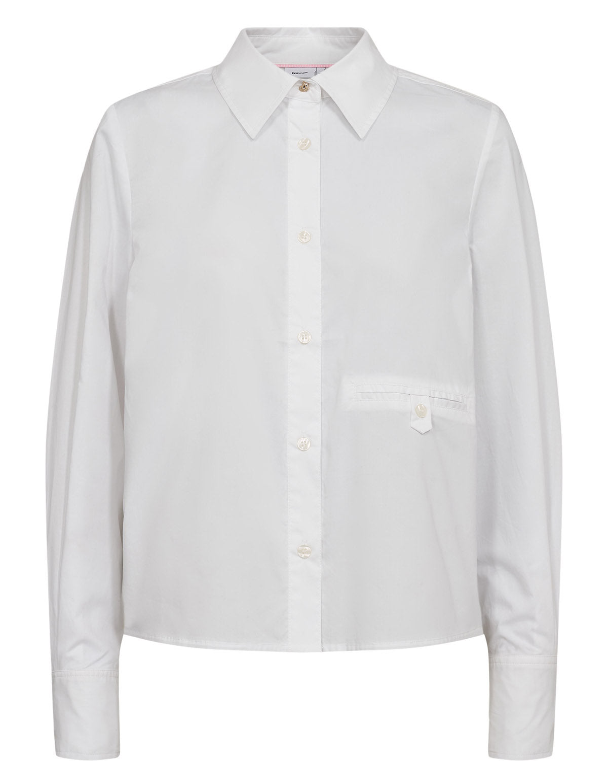 Numph Nuasho Shirt In Bright White