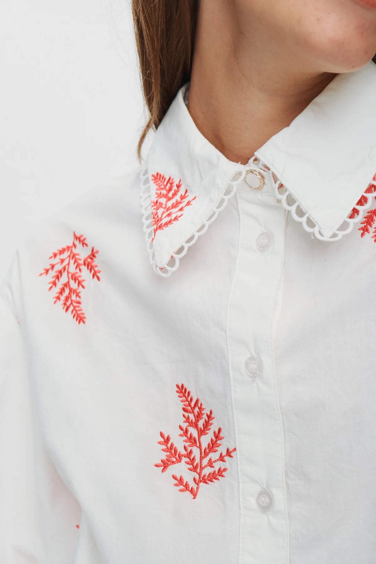 Numph Nubaily Shirt Pink Lemonade