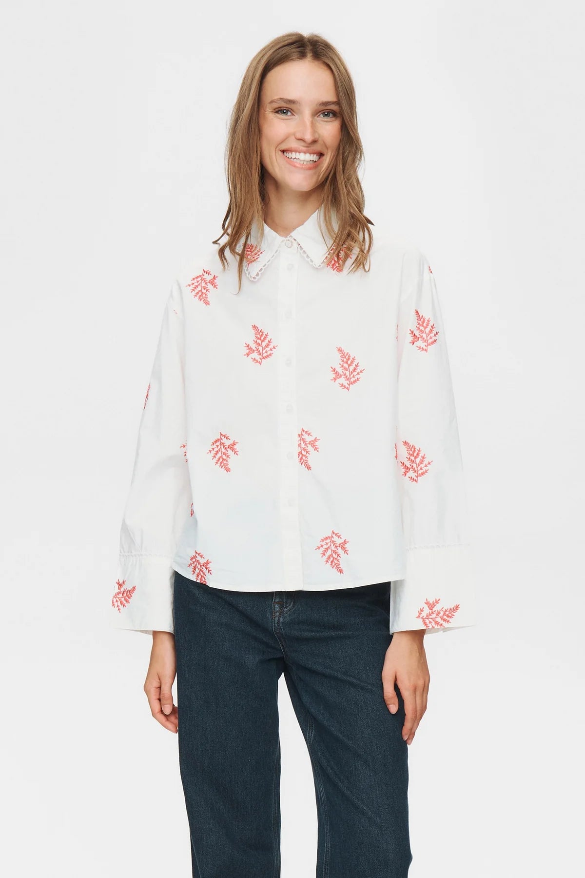 Numph Nubaily Shirt Pink Lemonade