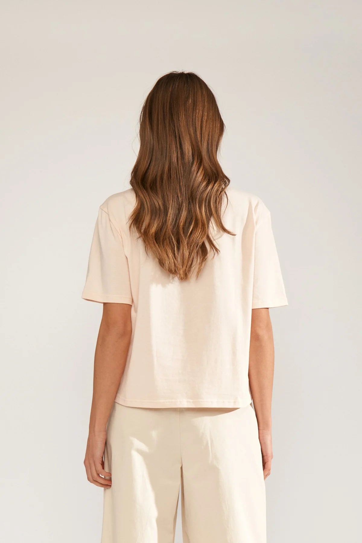 Numph Nubelisa Boxy Tee In Cloud Dancer