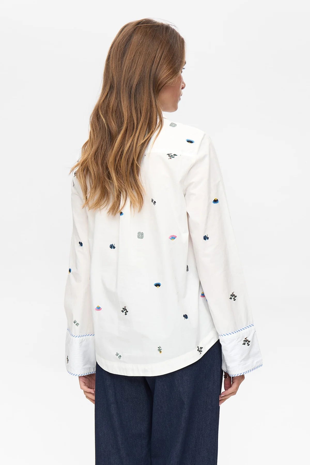 Numph Nuchiro Boxy Shirt in Cloud Dancer