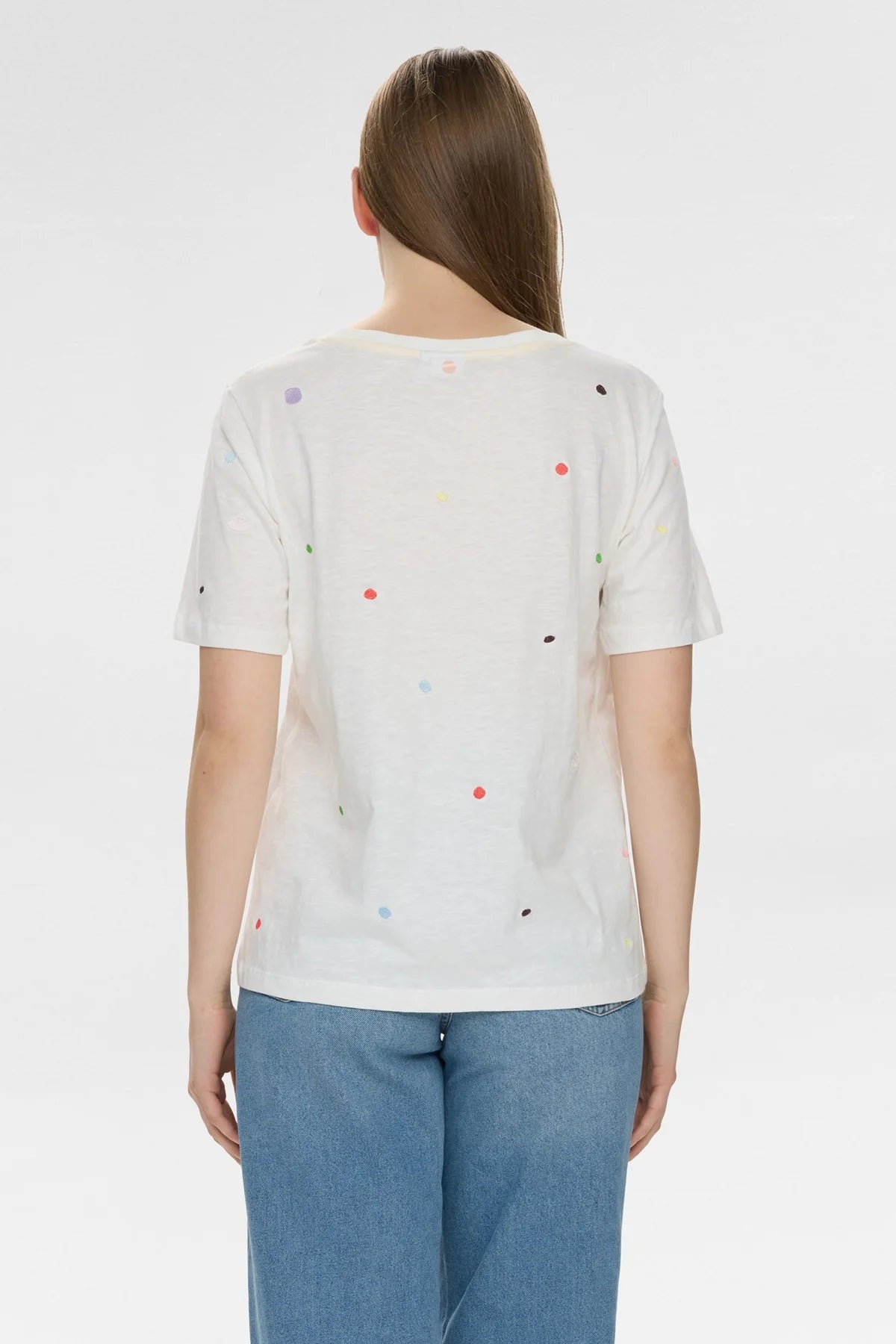 Numph Nudelora T-Shirt In Cloud Dancer