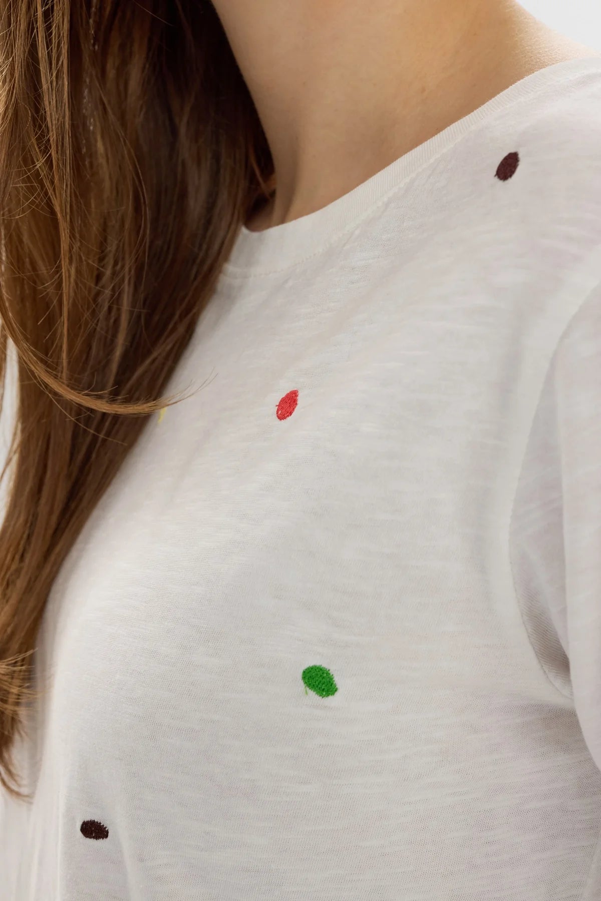 Numph Nudelora T-Shirt In Cloud Dancer