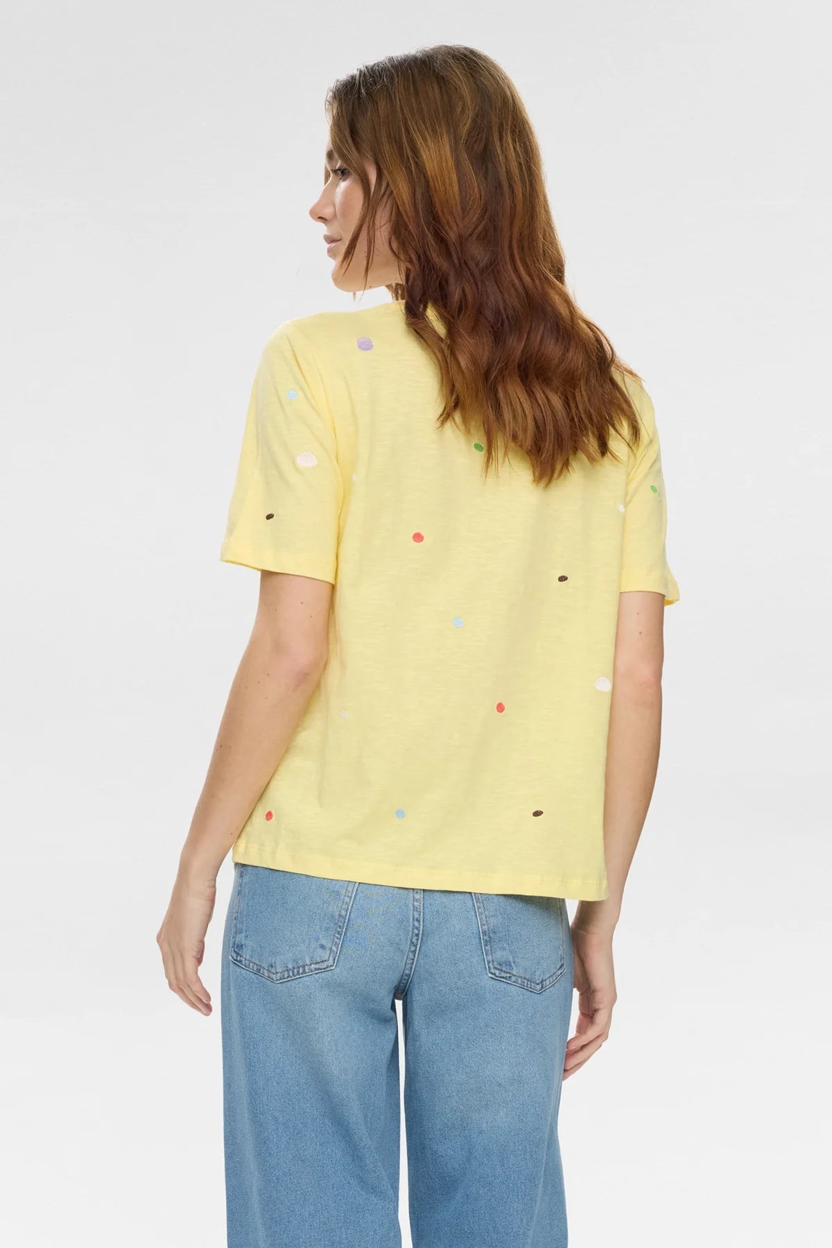 Numph Nudelora T-Shirt In Popcorn