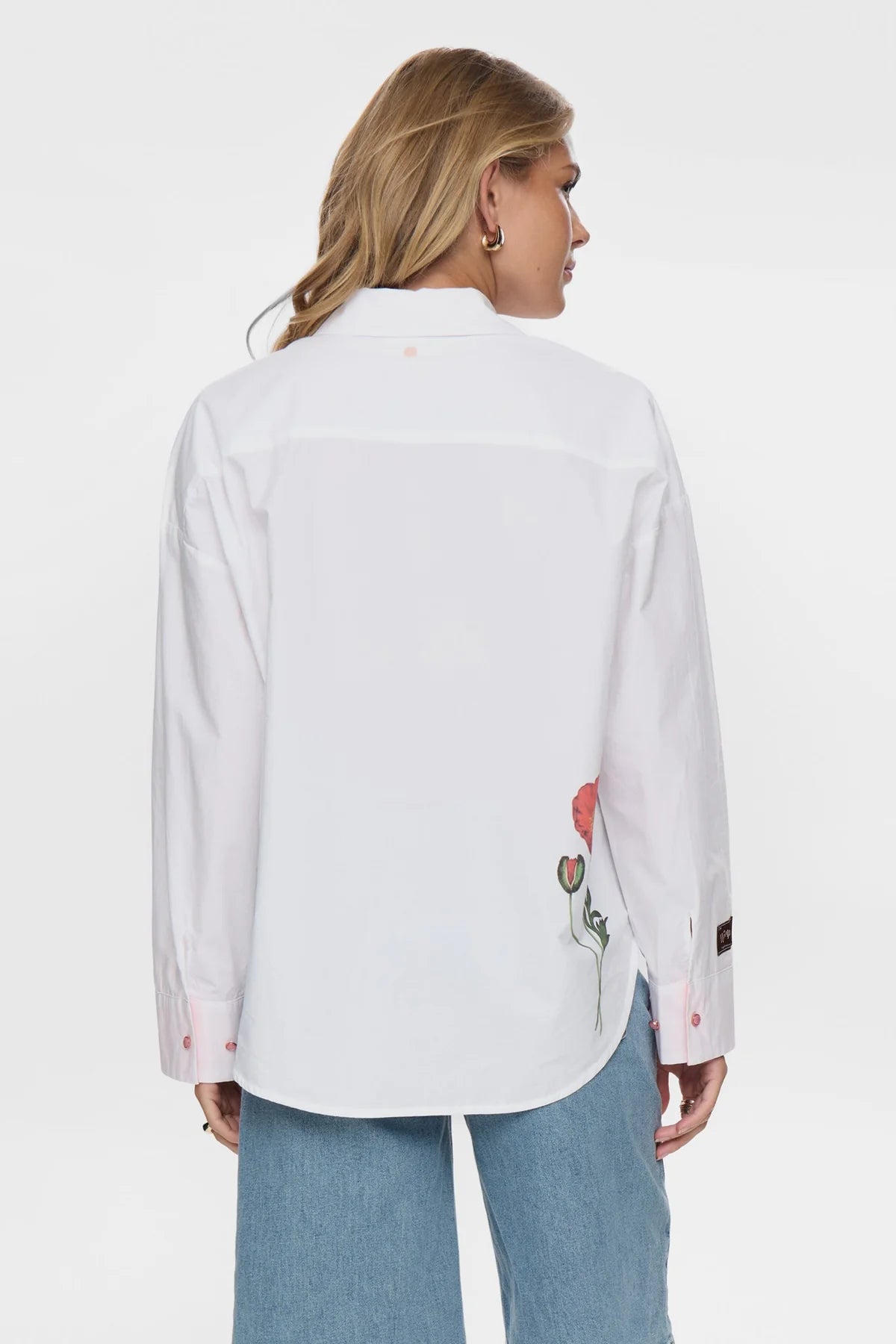 Numph Nuflory Shirt In Bright White