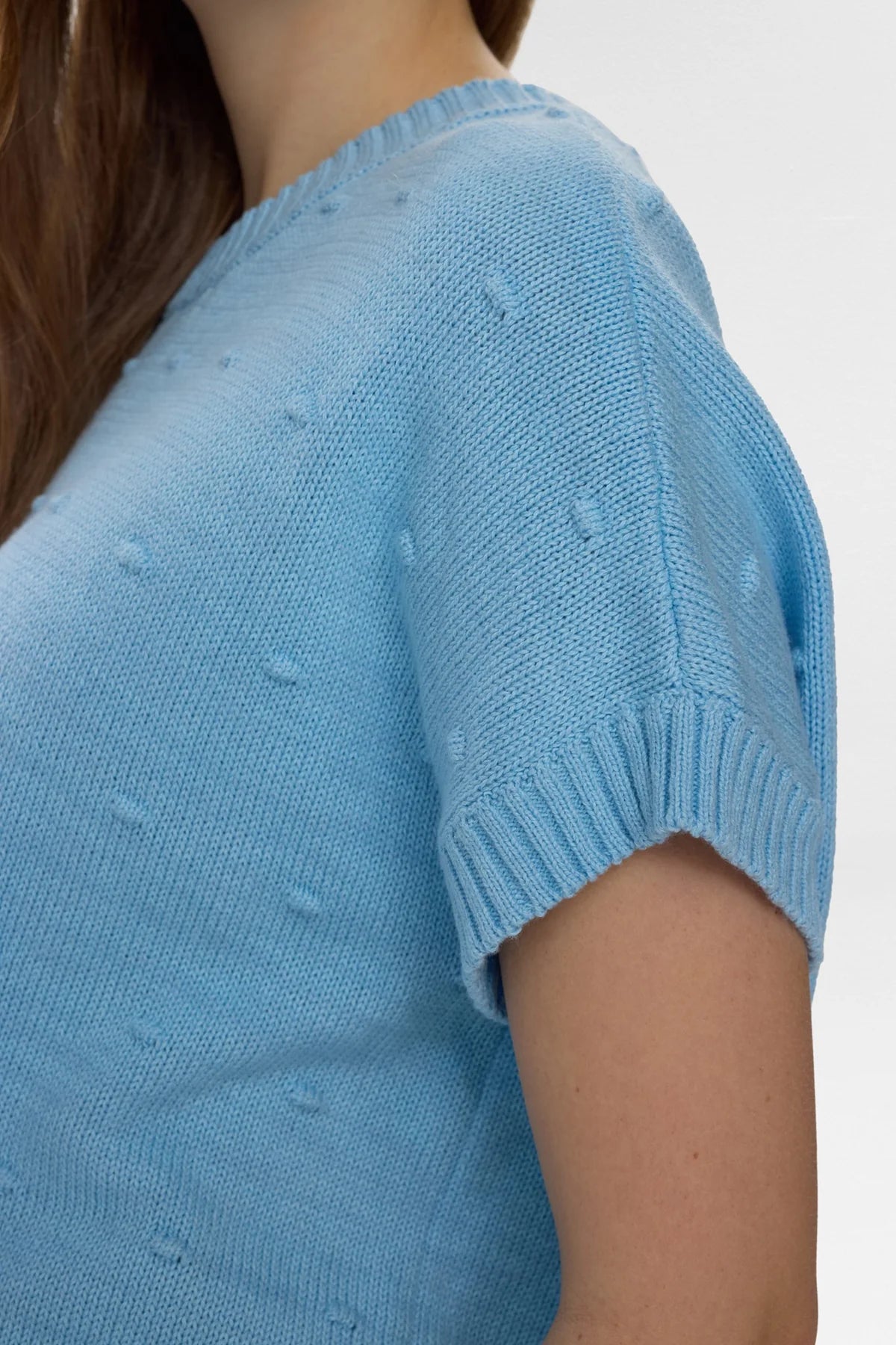 Numph Nulisana Pullover In Airy Blue