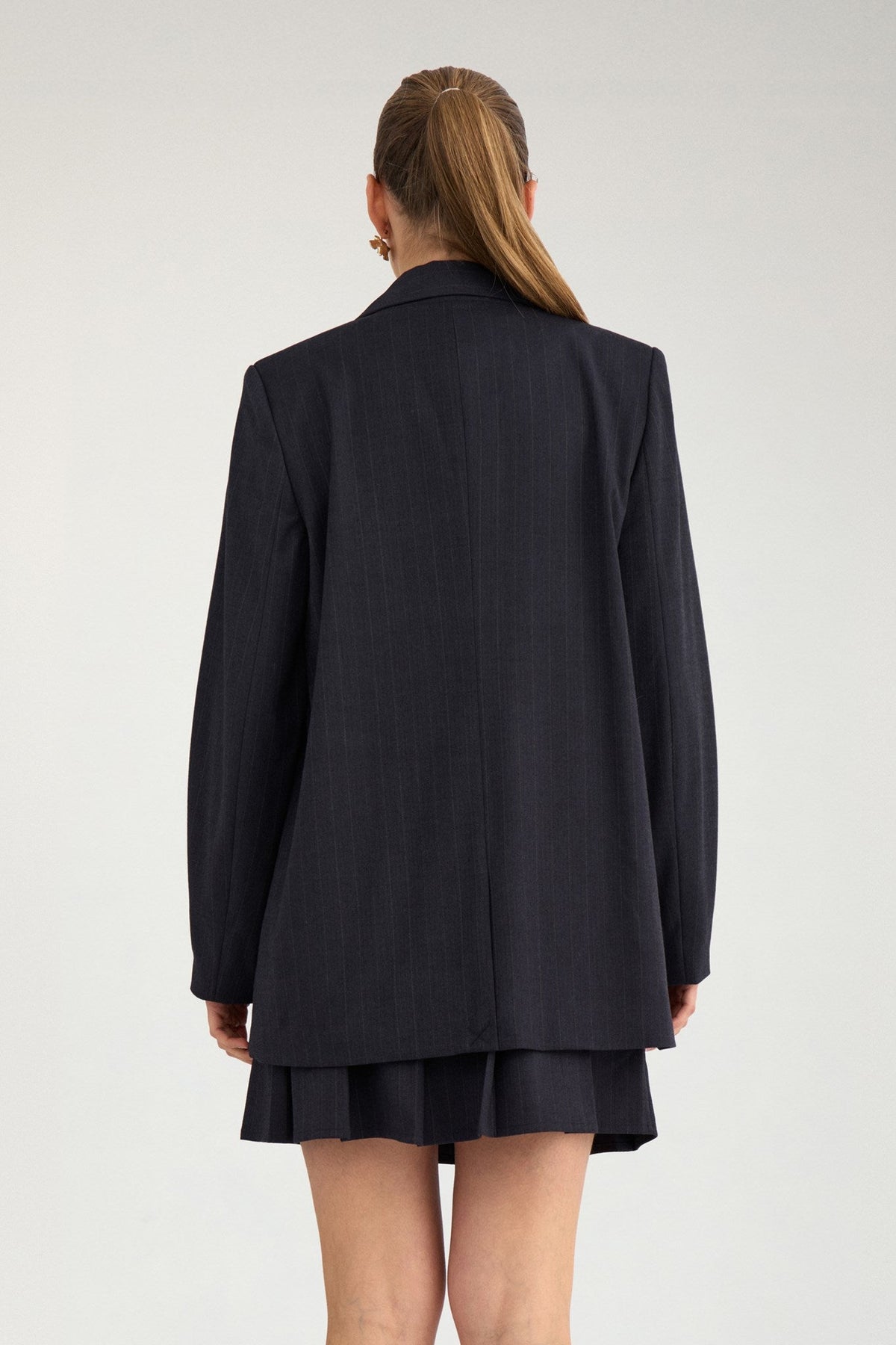 Numph Nulouise Oversized Blazer in Cavier