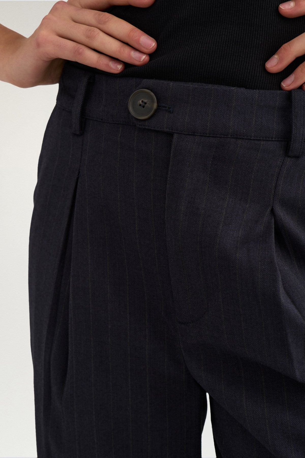 Numph Nulouise Wide Pant in Cavier