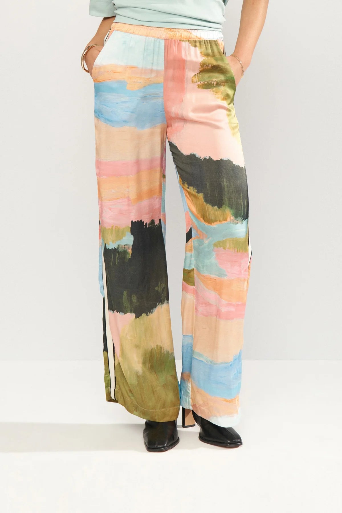 Numph Numeadow Pants In Peony