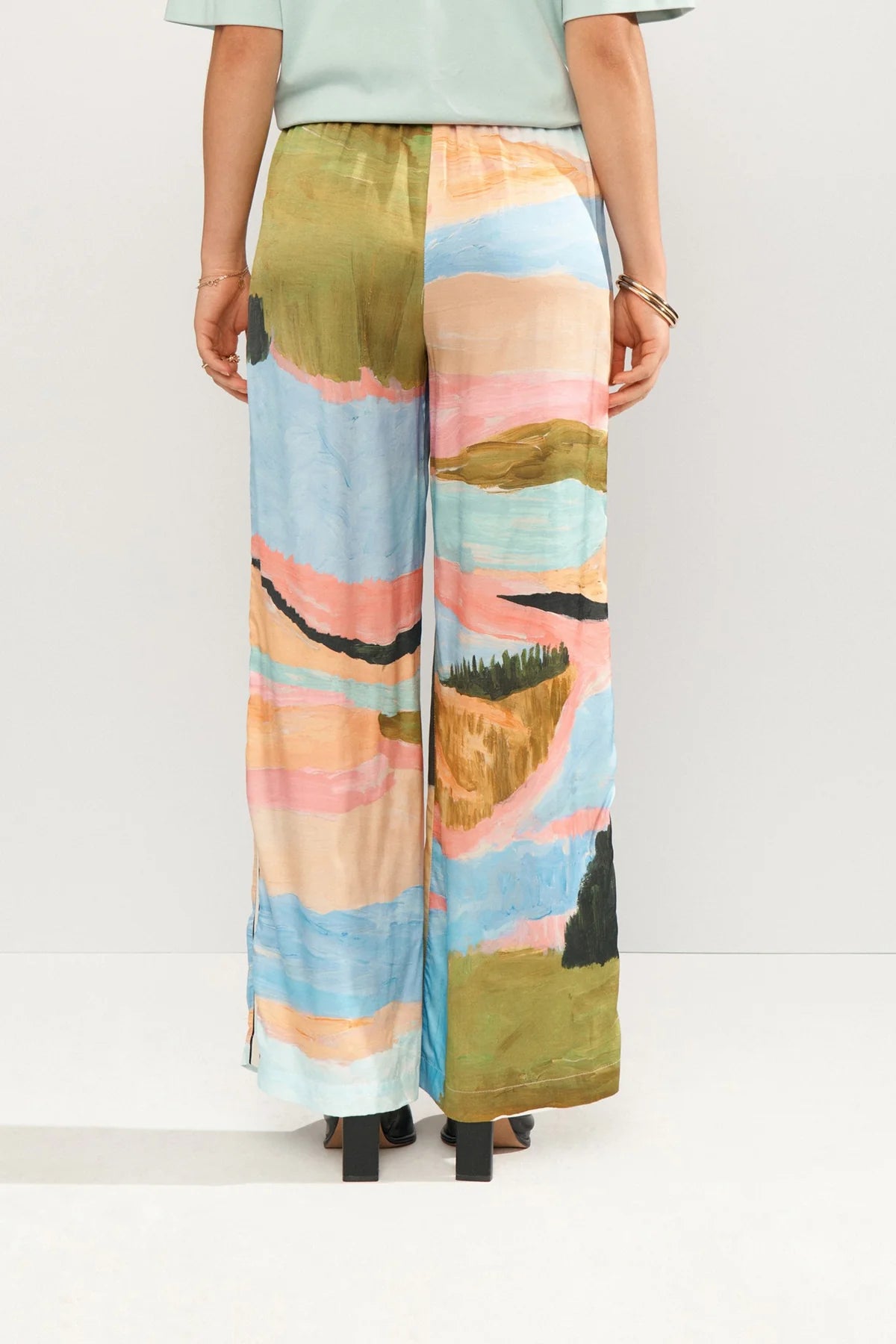 Numph Numeadow Pants In Peony