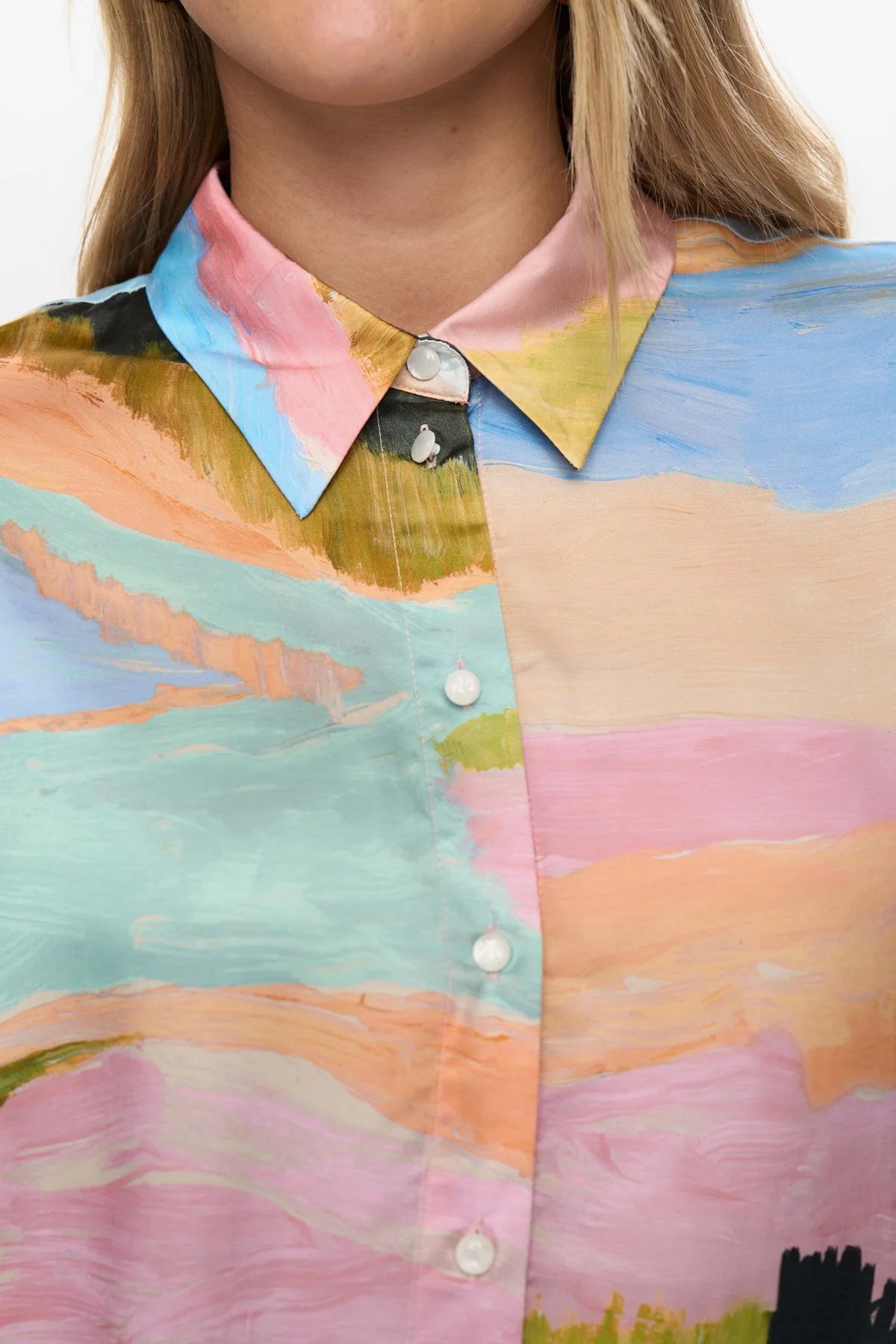 Numph Numeadow Shirt In Peony