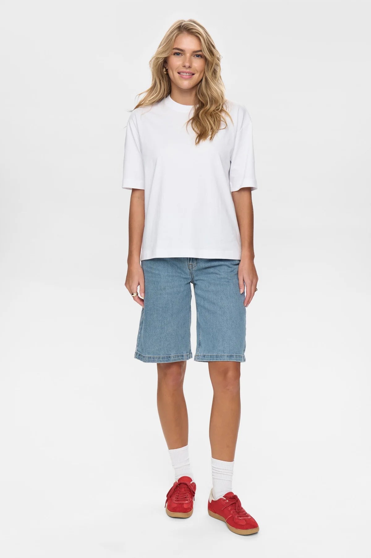 Numph Numeadow T-Shirt In Bright White