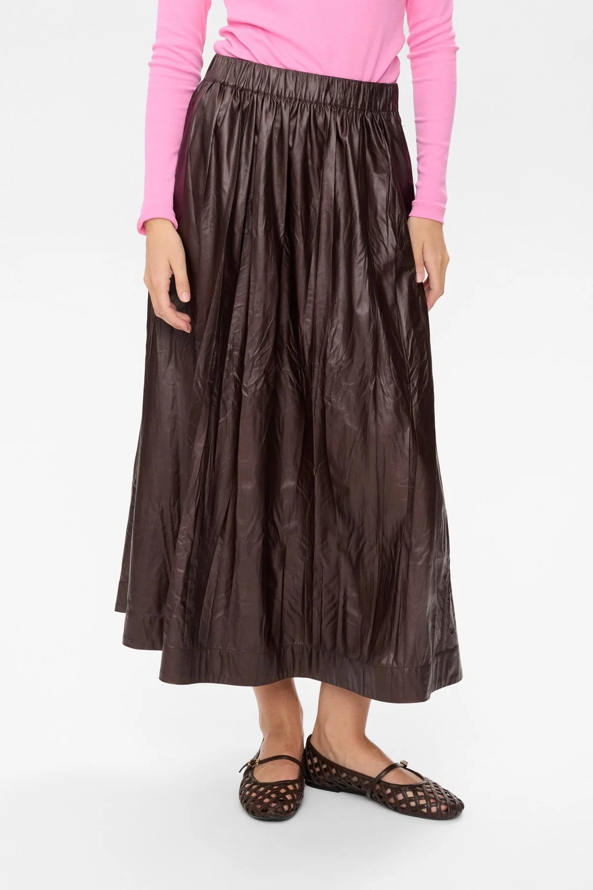 Numph Numiu Skirt In Black Coffee