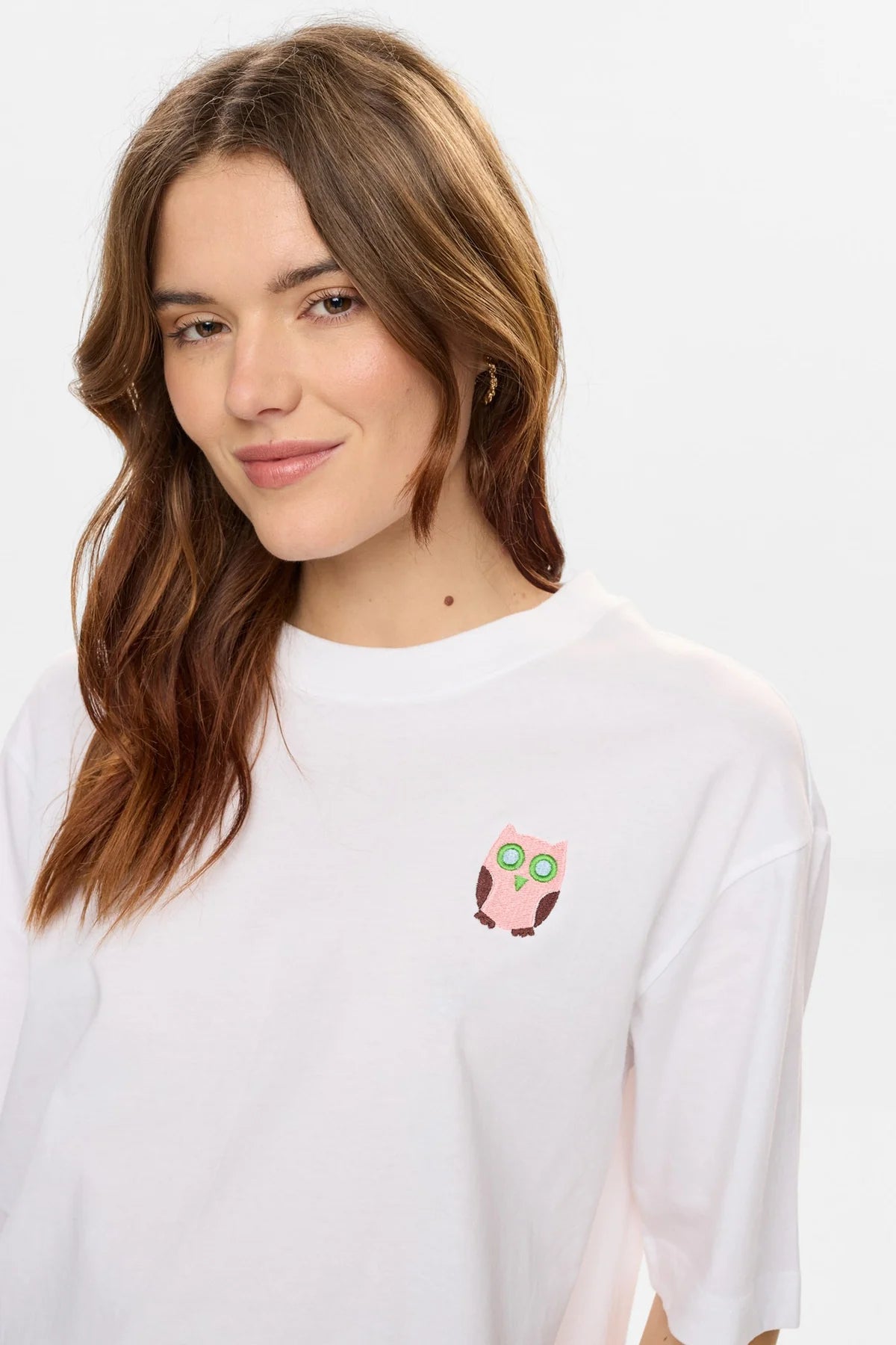 Numph Nuolina T-Shirt In Bright White
