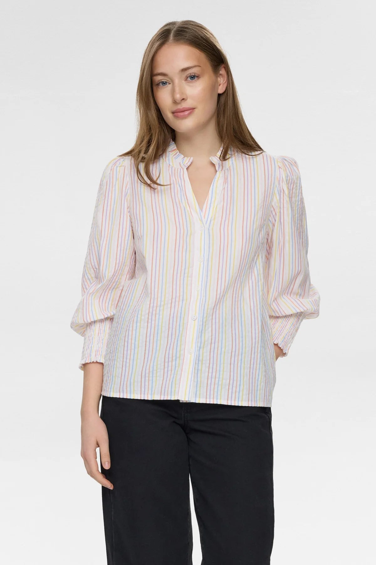 Numph Nutashia Shirt In Popcorn