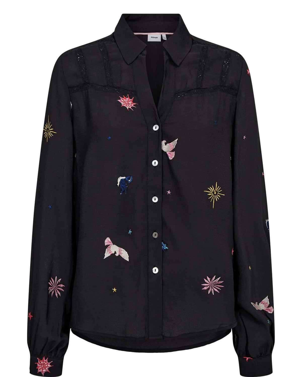 Numph Nutekna Shirt In Obsidian