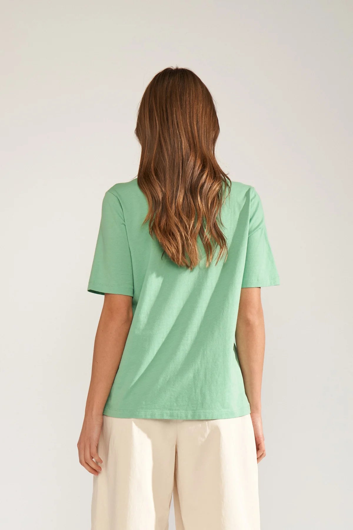 Numph Nutide T-Shirt In Absinthe Green
