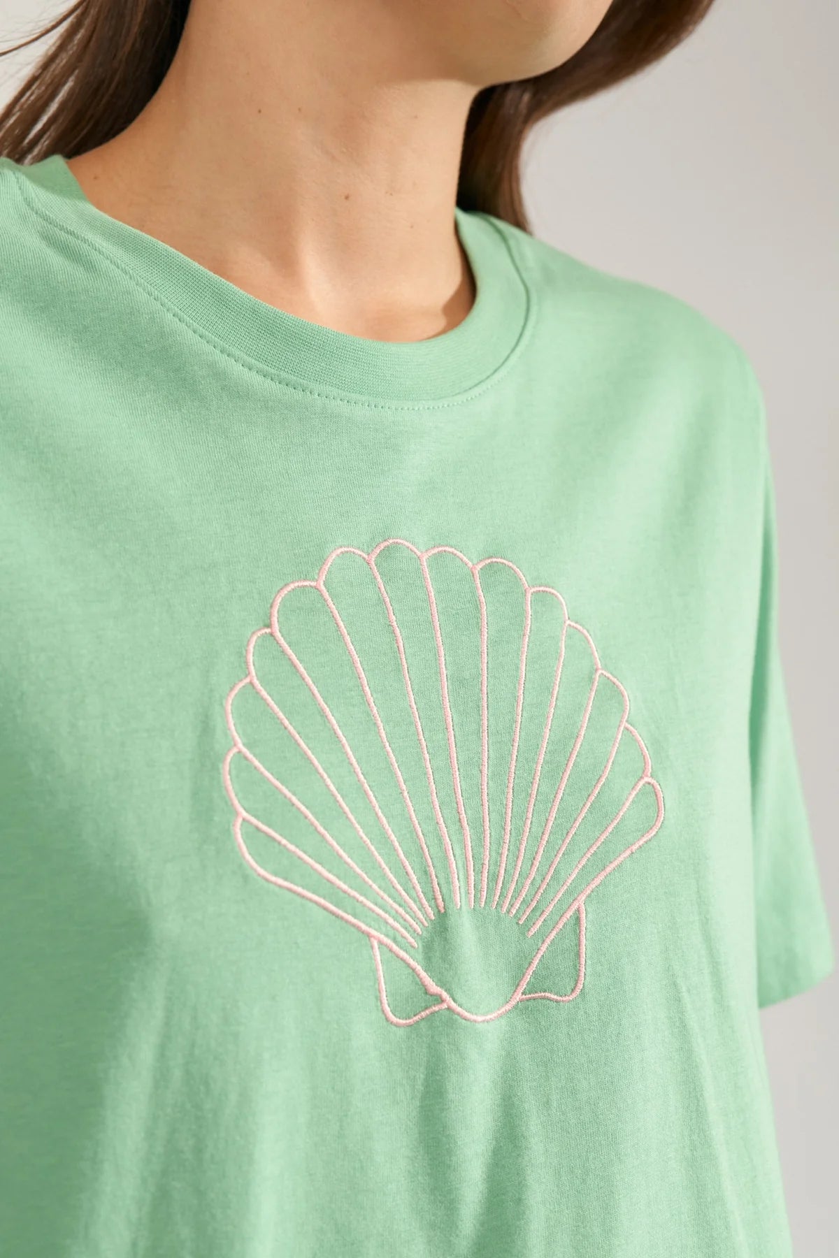 Numph Nutide T-Shirt In Absinthe Green