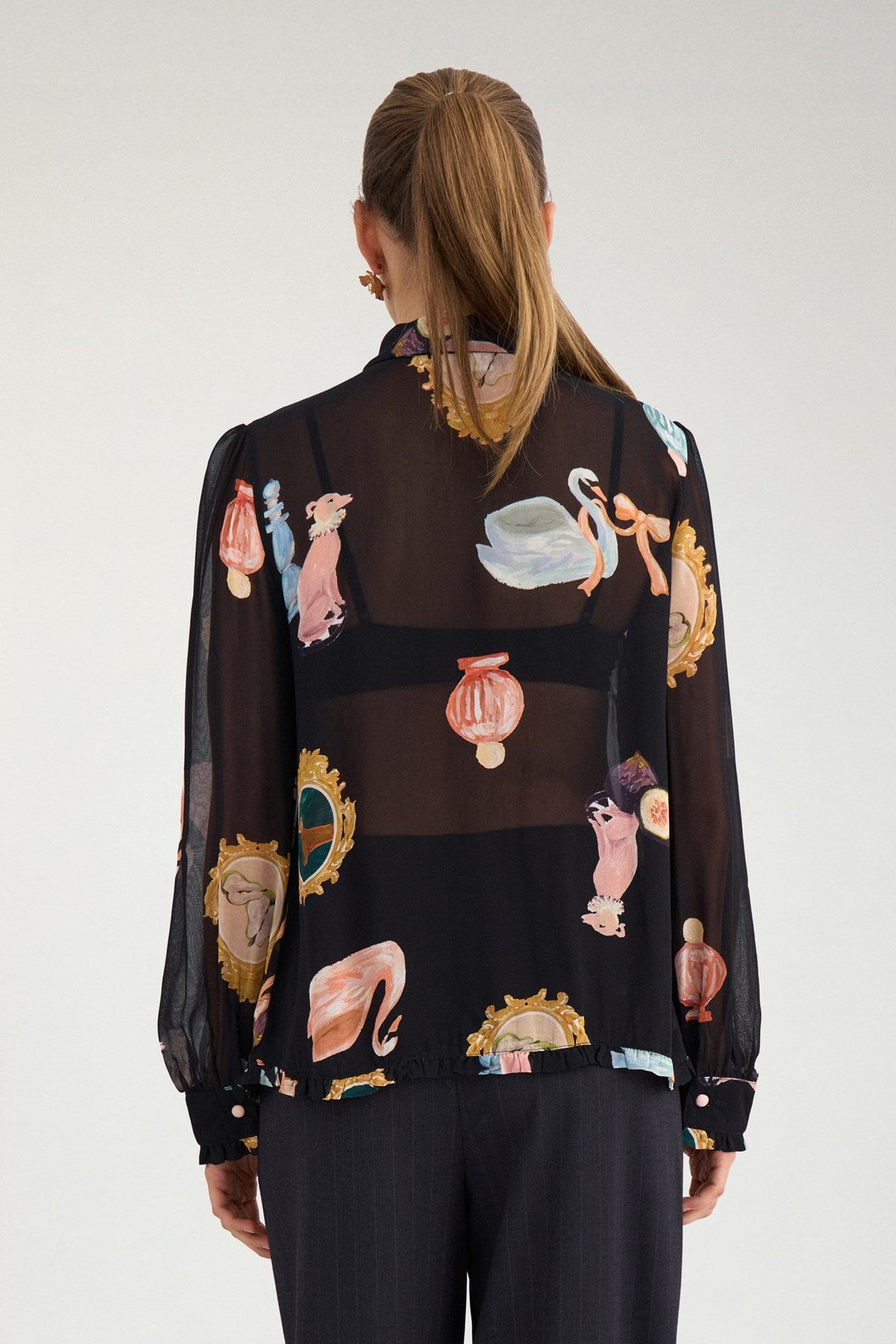 Numph Nuophelia Shirt in Caviar