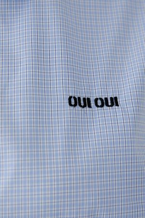 Oui Shirt Blouse in Blue And White