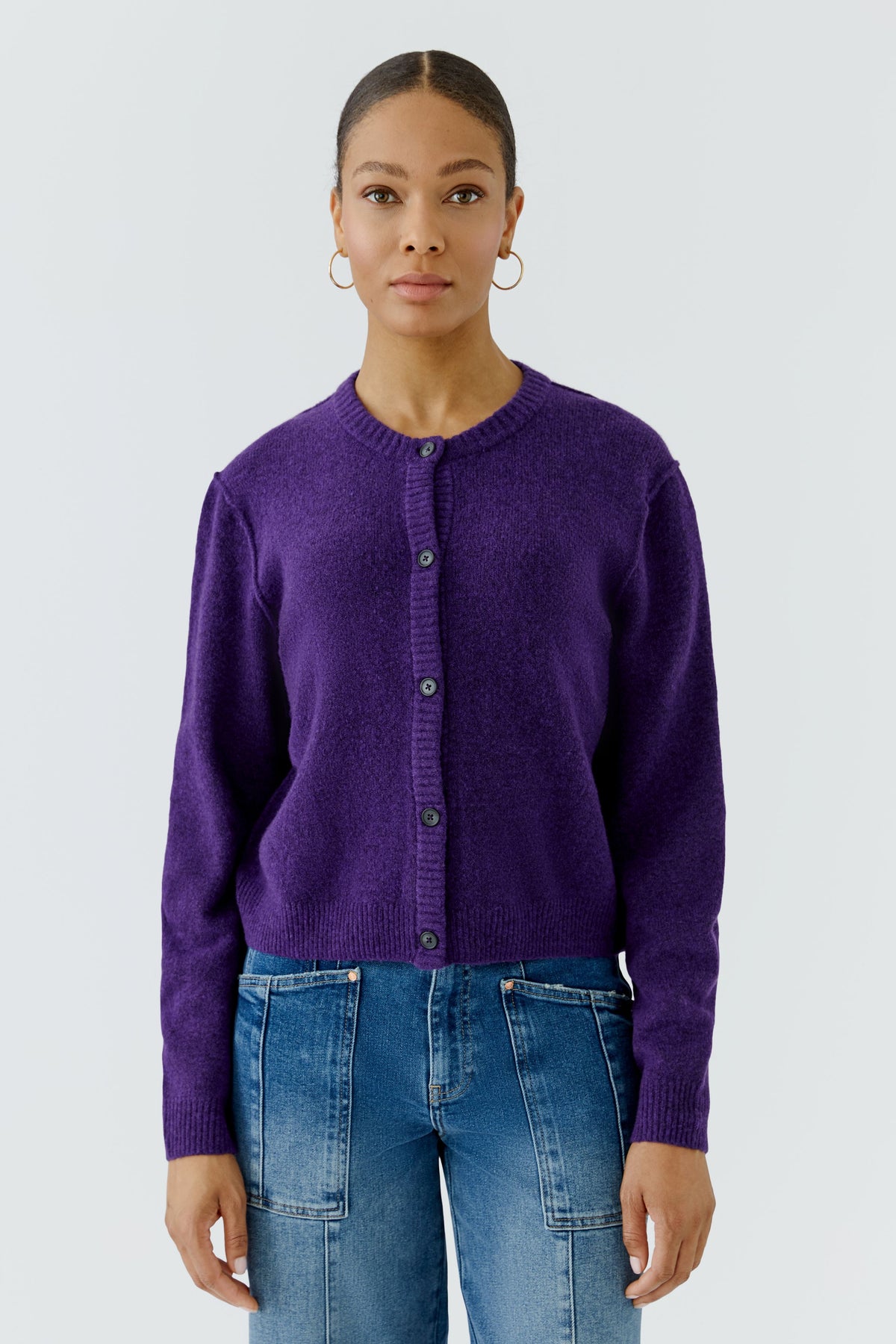Oui Cardigan in Ultra Violet 94462