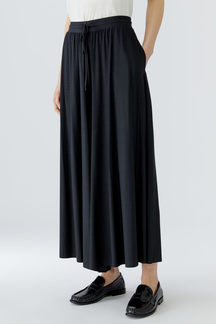 Oui Culotte Pant in Black 98660