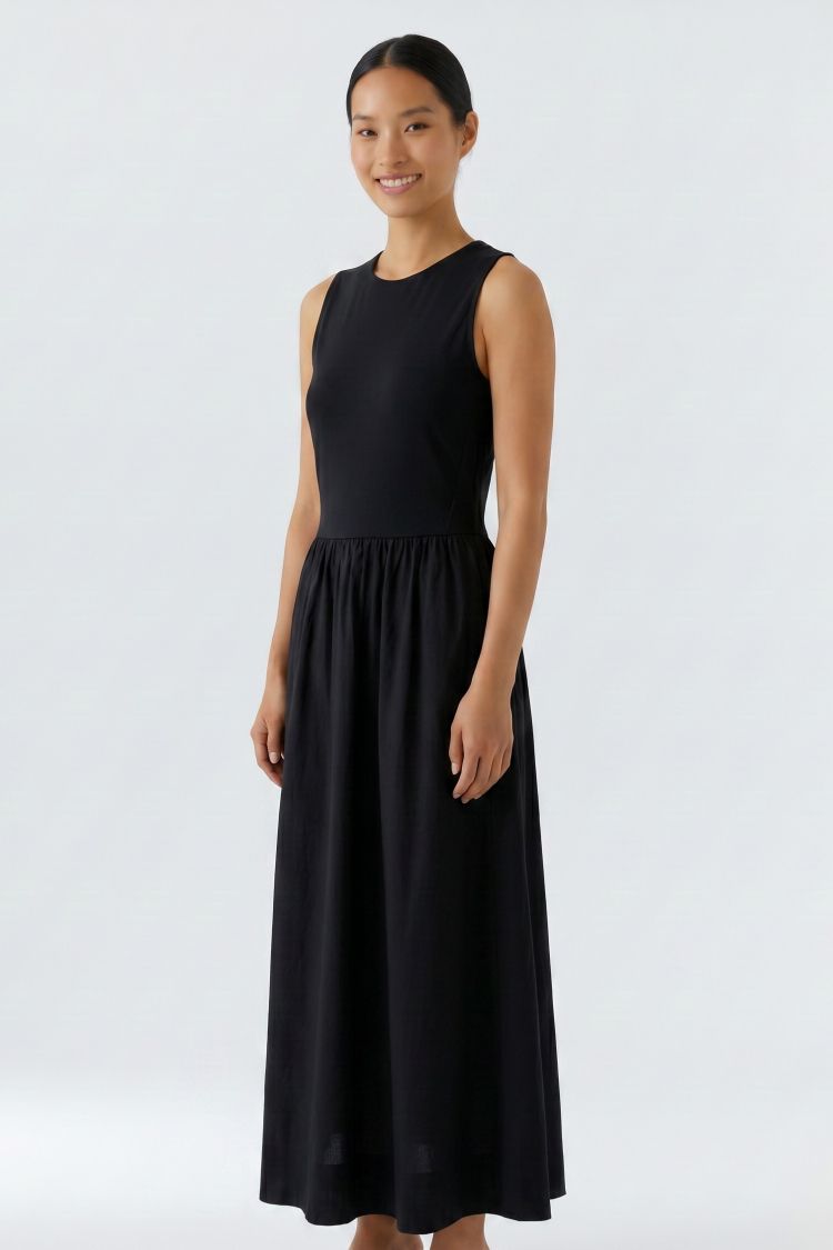Oui Dress in Black 98733