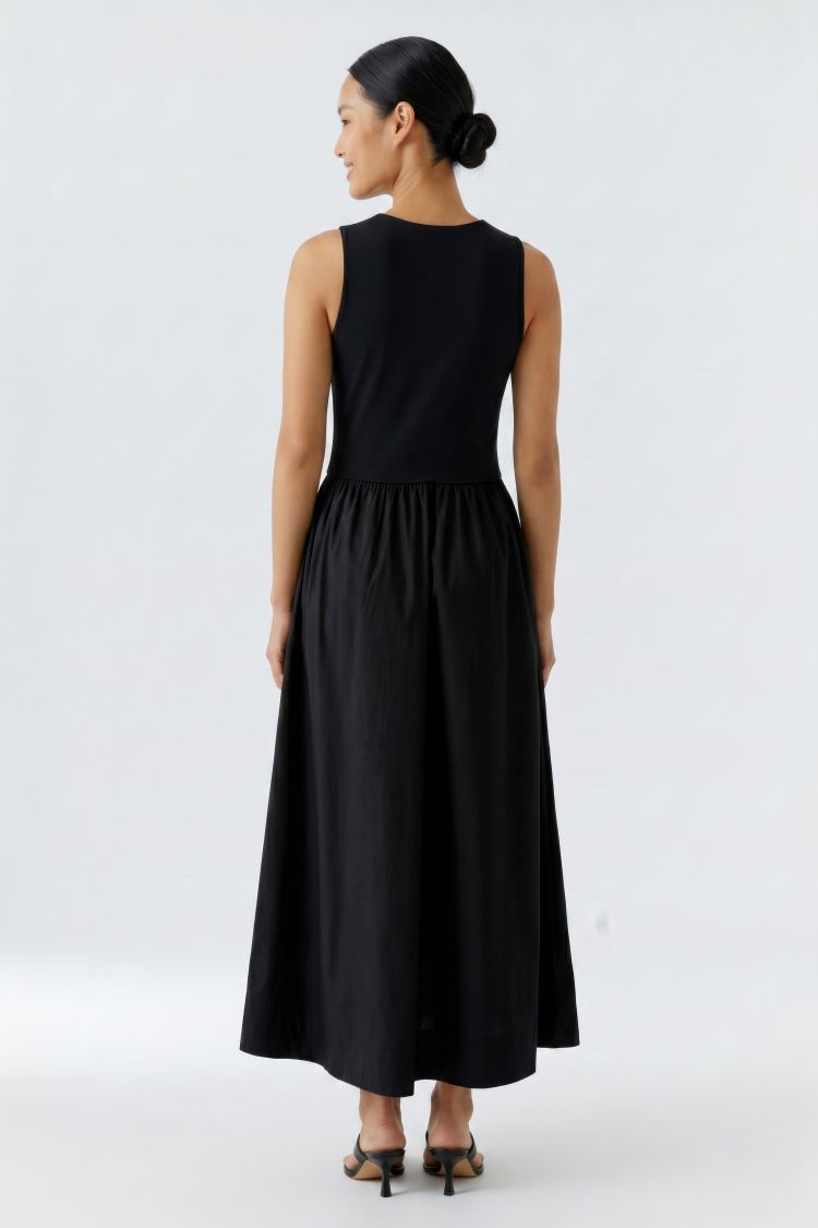 Oui Dress in Black 98733