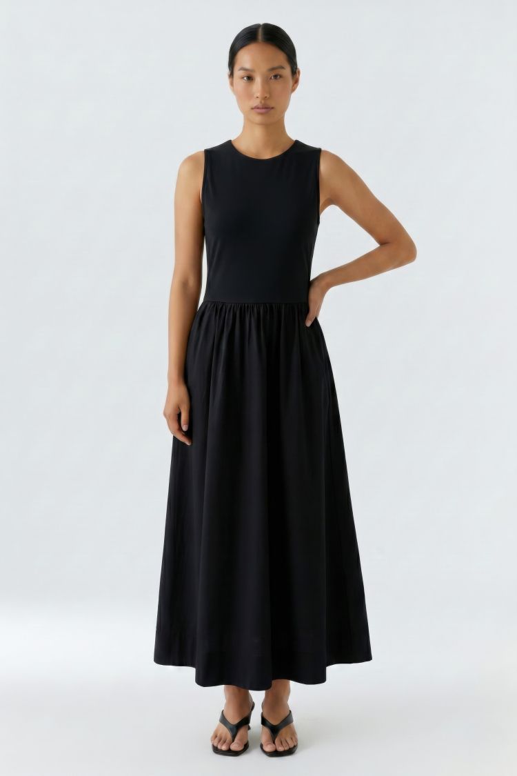Oui Dress in Black 98733