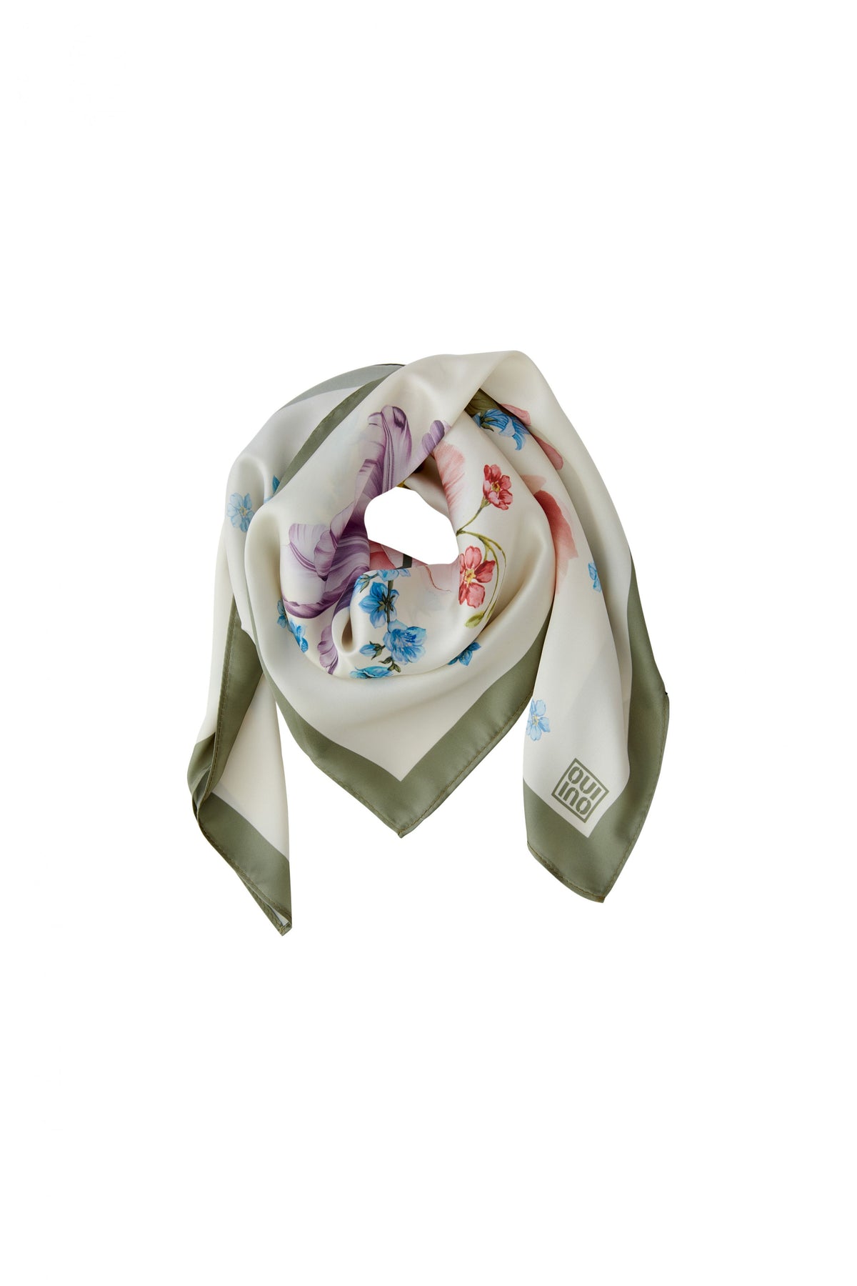 Oui Flowers Neck Scarf