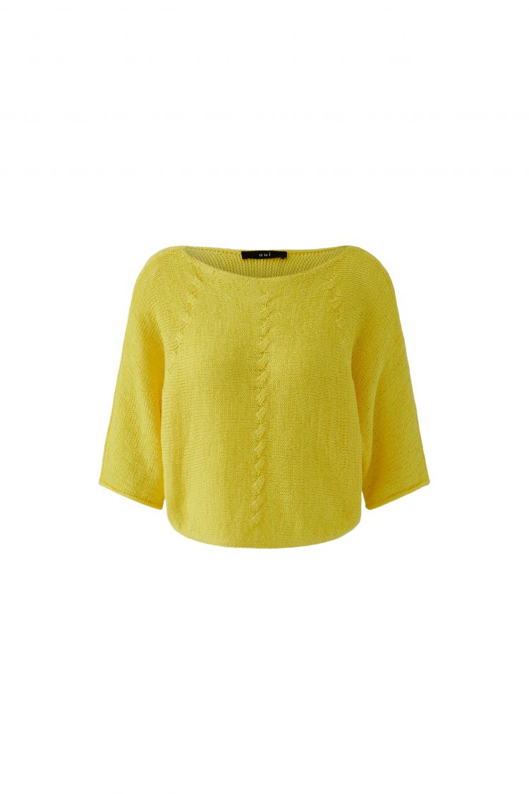 Oui Pullover In yellow