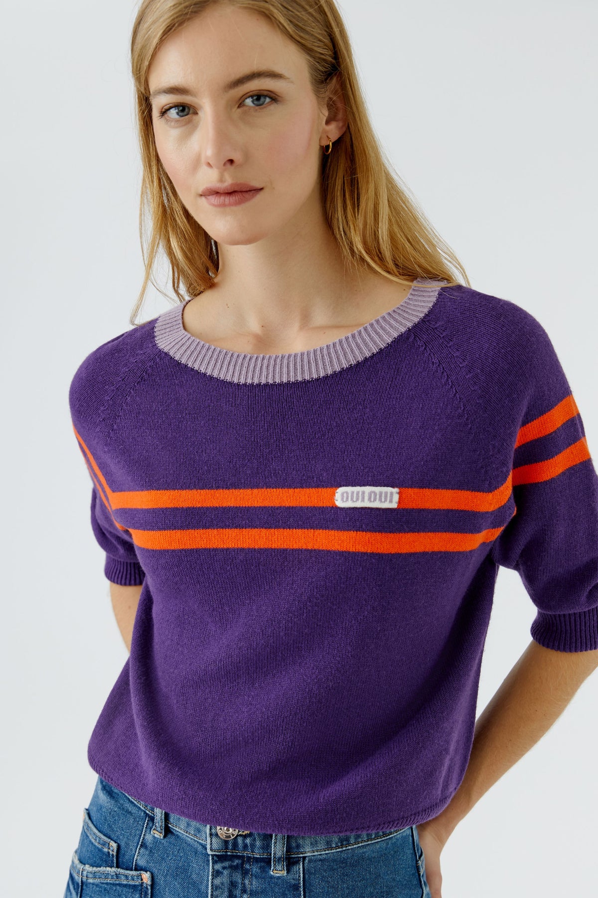 Oui Pullover in Ulta Violet 97974