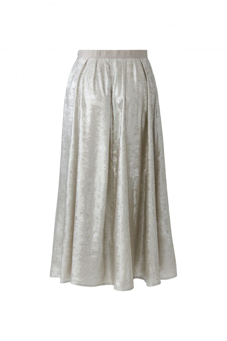 Oui Skirt In Silver 97505