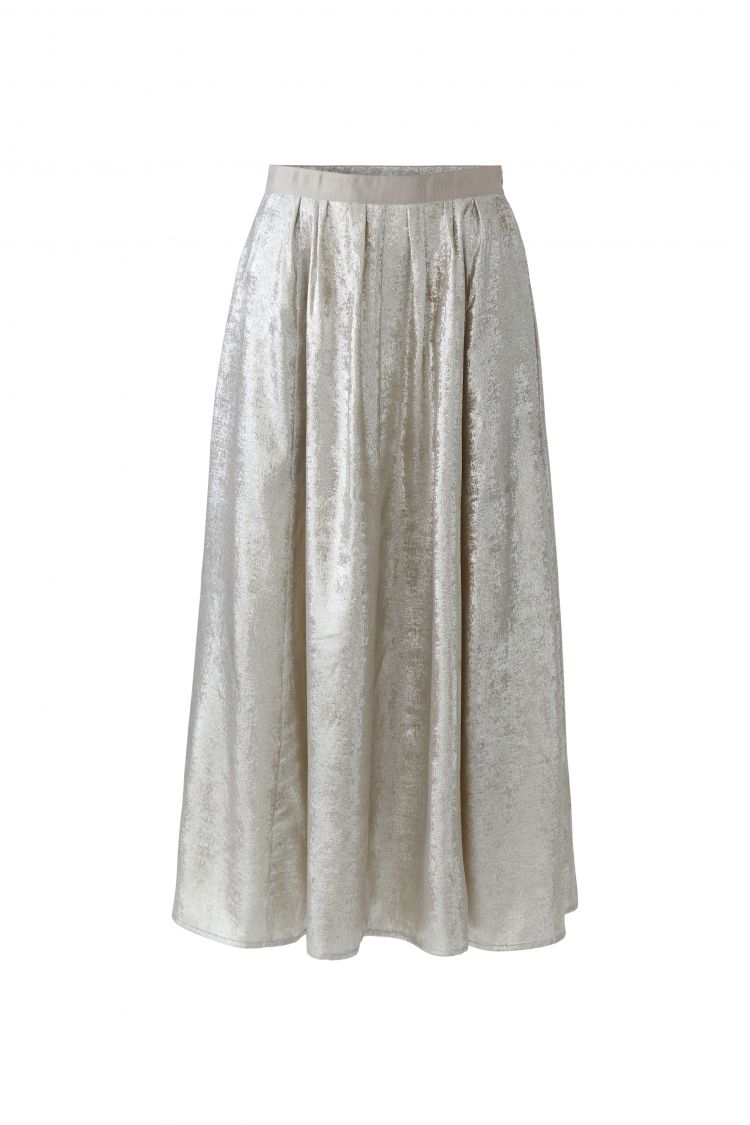 Oui Skirt In Silver 97505