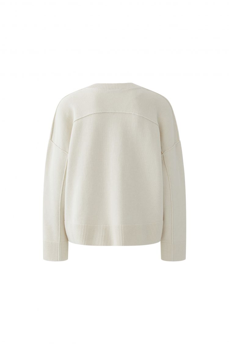 Oui Pullover In Off-white