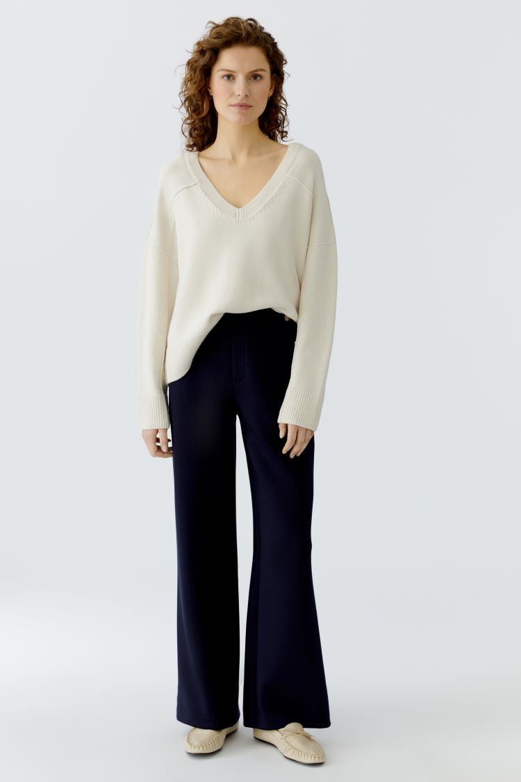 Oui Pullover In Off-white