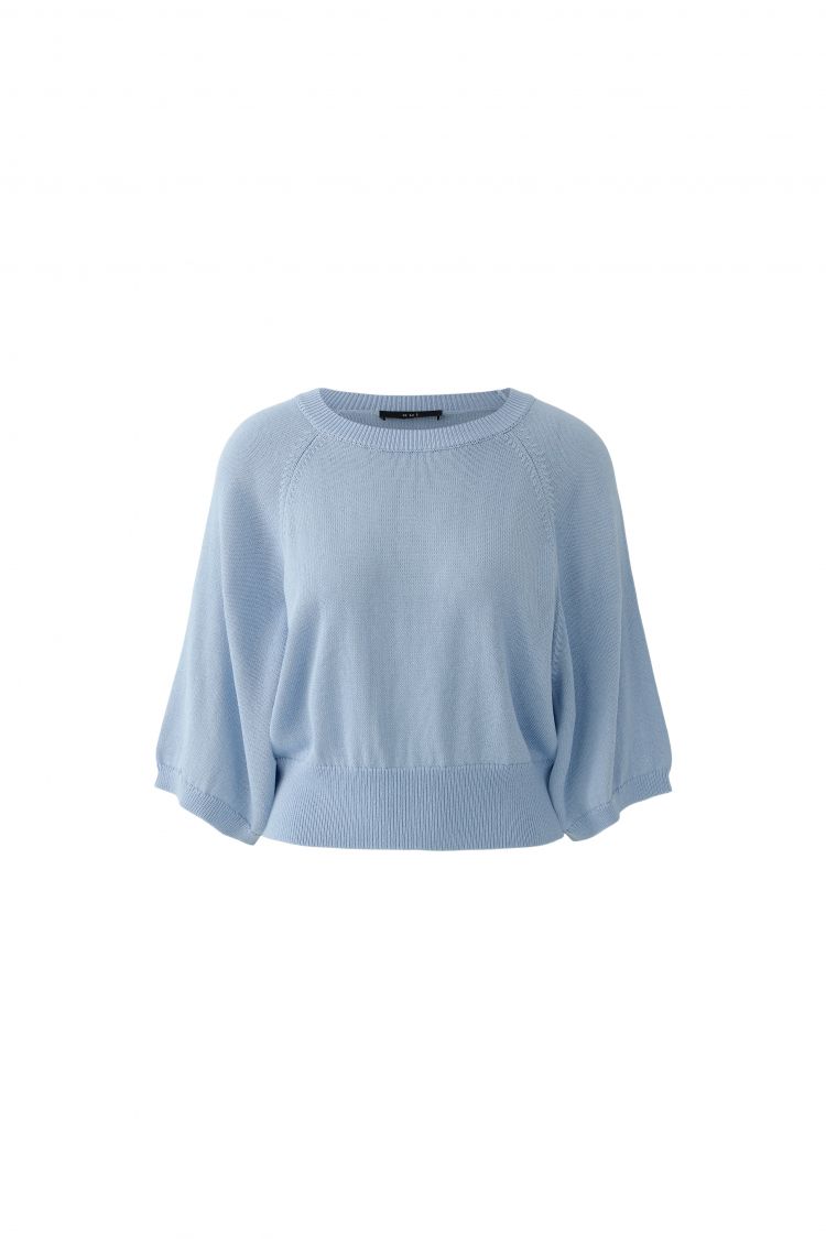 Oui Relaxed Fit Pullover In Kentucky Blue 97259