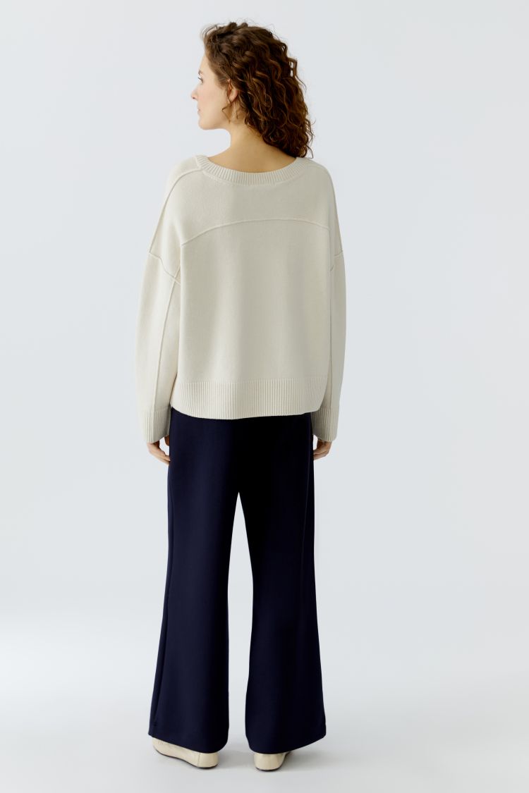 Oui Pullover In Off-white