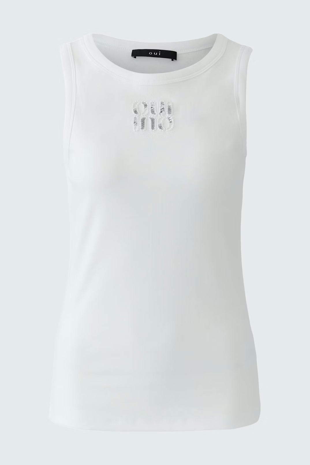 Oui Tank Top In Optic White 97284
