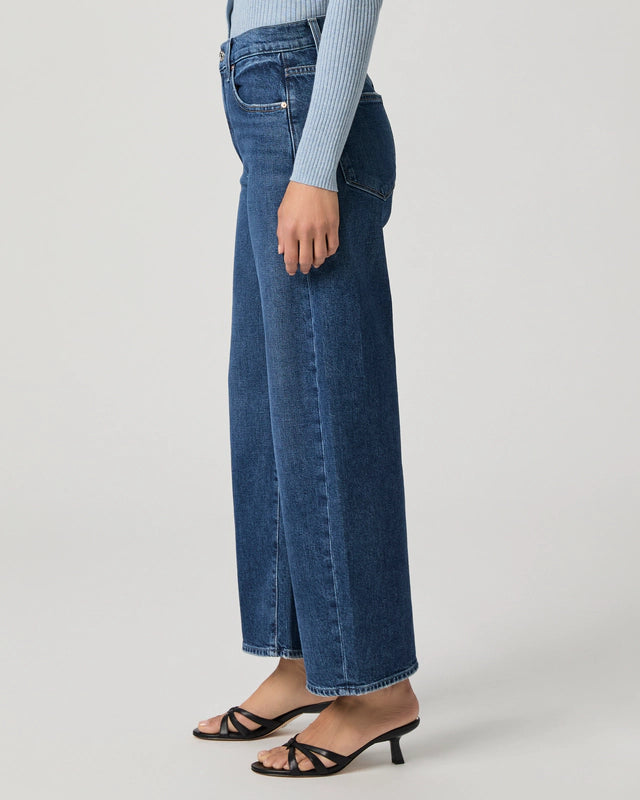 Paige Arellia Ankle Barrel Leg Jean in Sound Check