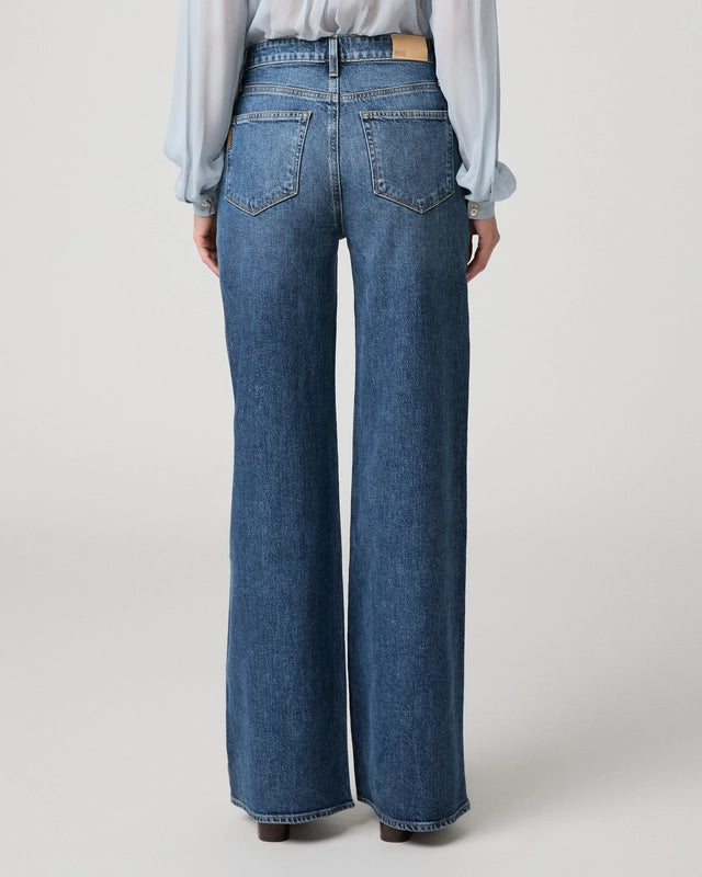 Paige Frances Wide Leg Jean in Serata