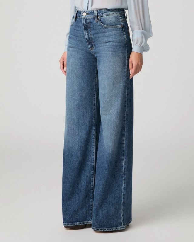 Paige Frances Wide Leg Jean in Serata