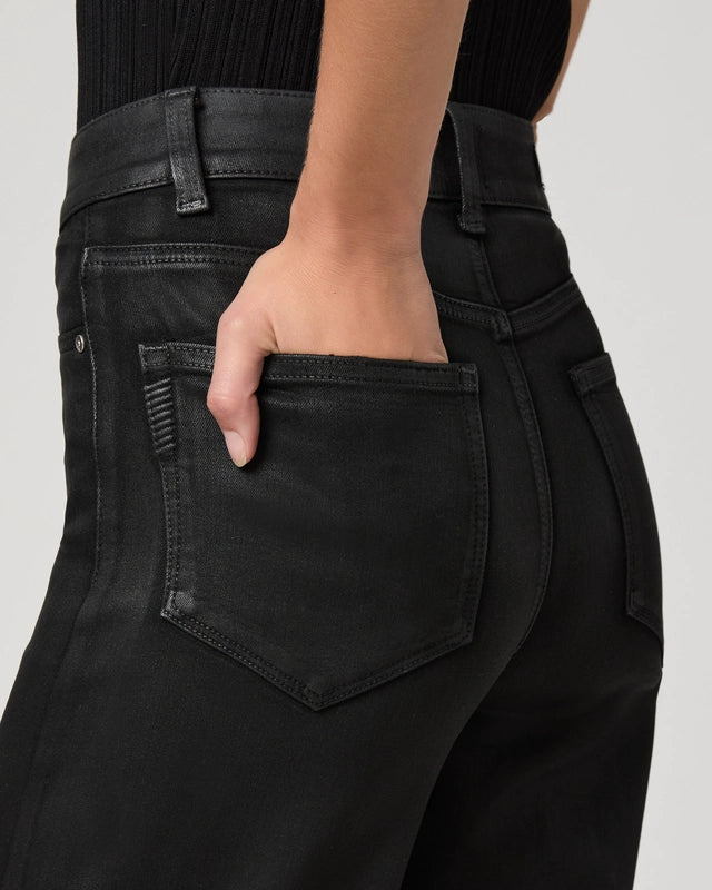 Paige Sasha 32: Jean in Black Fog Luxe Coating