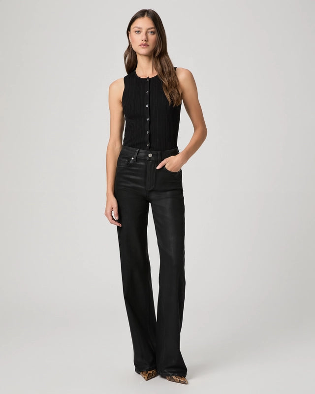 Paige Sasha 32: Jean in Black Fog Luxe Coating