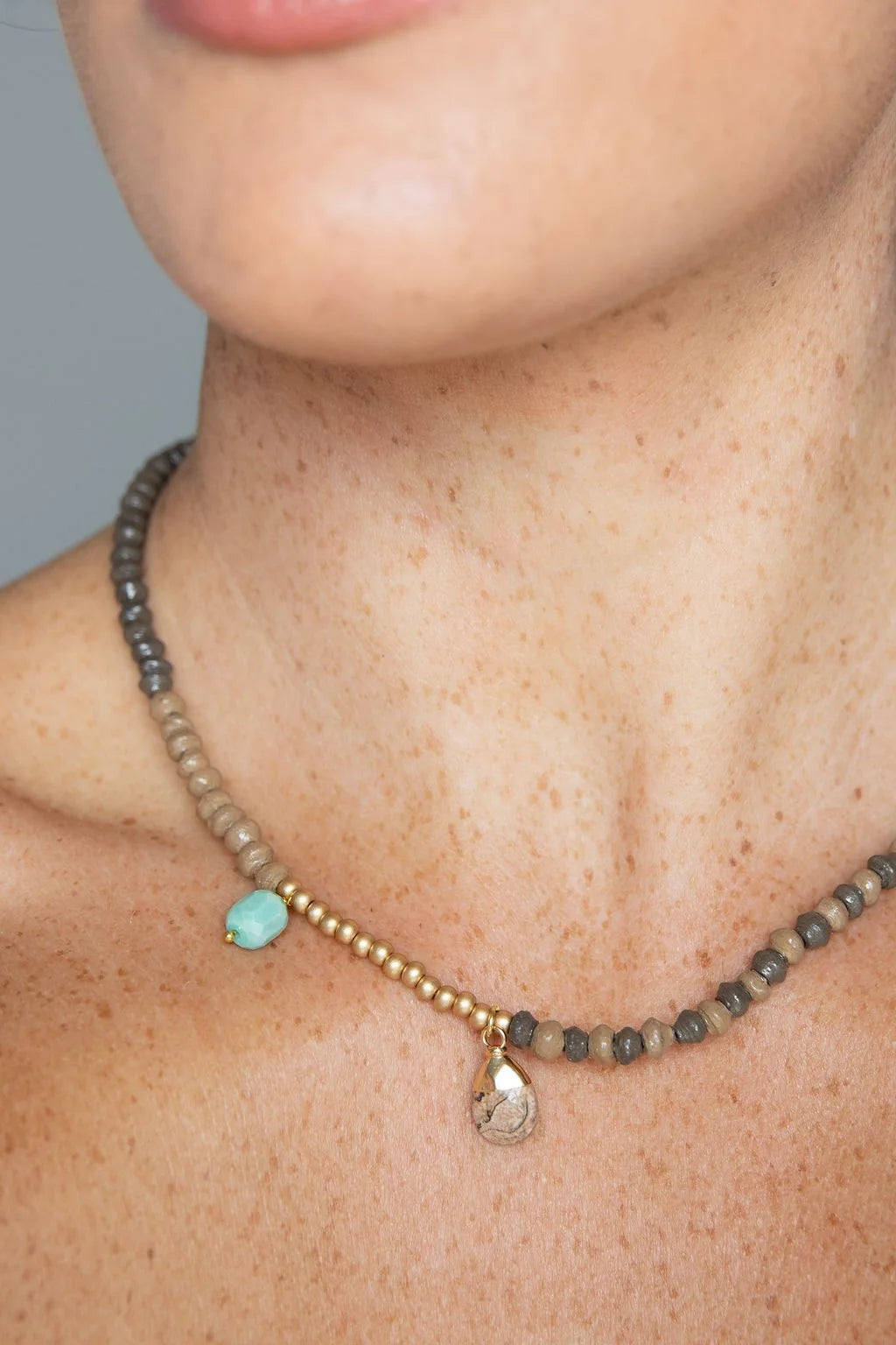 Paperchain Steph Necklace in Mocha